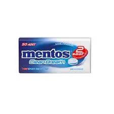 Mentos Candy Clean Breath Peppermint 35G