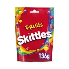 Skittles Pouch Fruit 136G