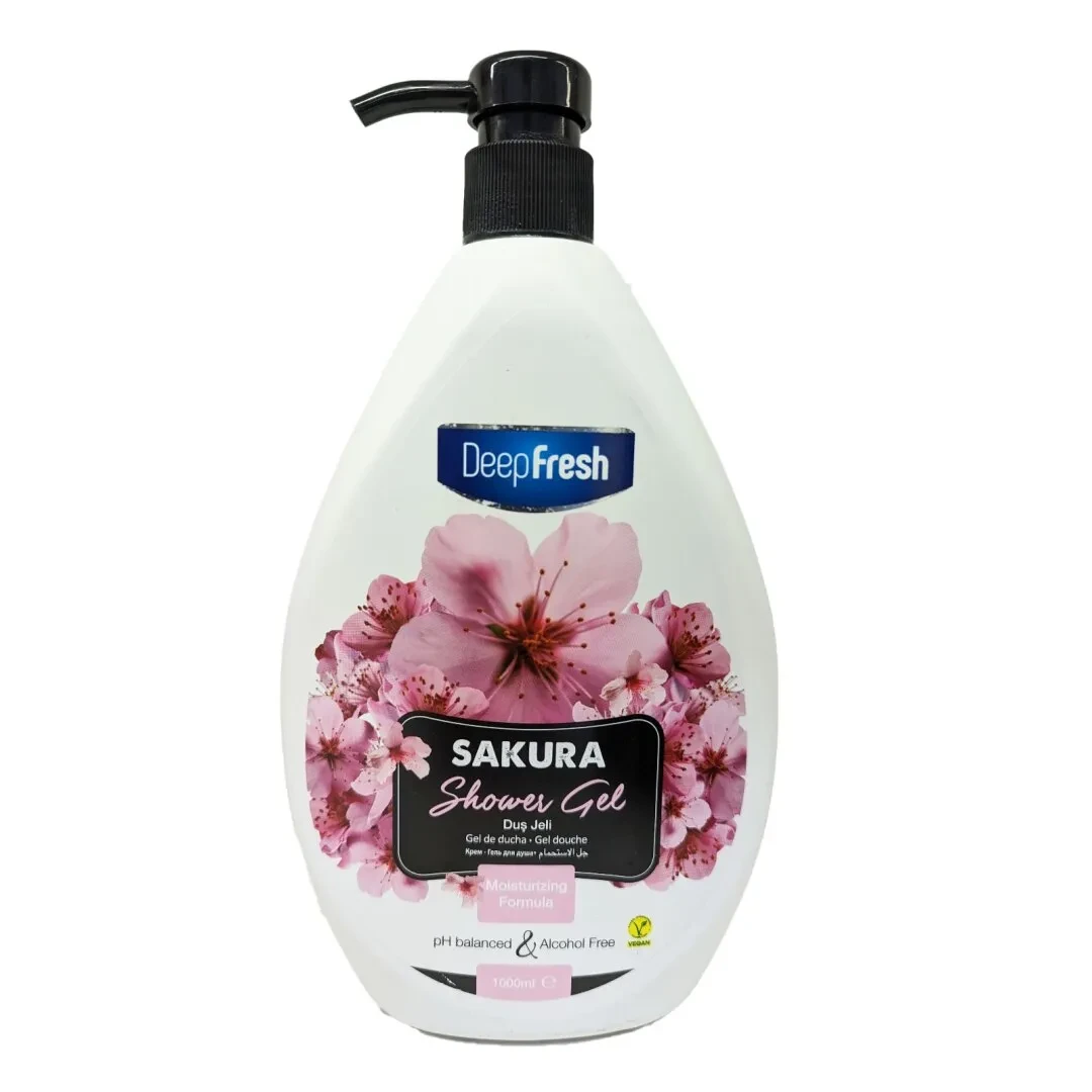 Deep Fresh Body Wash Sakura Gel 1 Liter