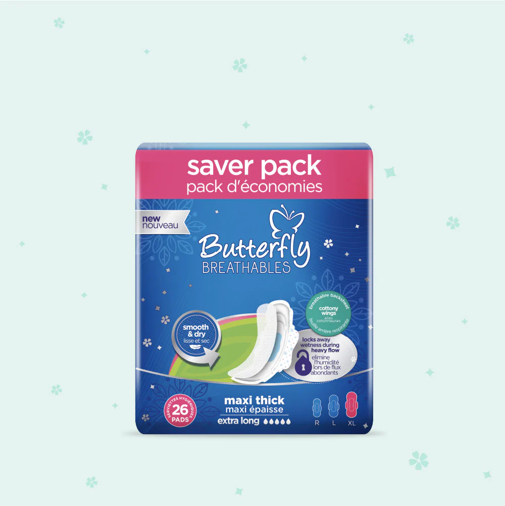Butterfly Pads Maxi Thick Xl 26P