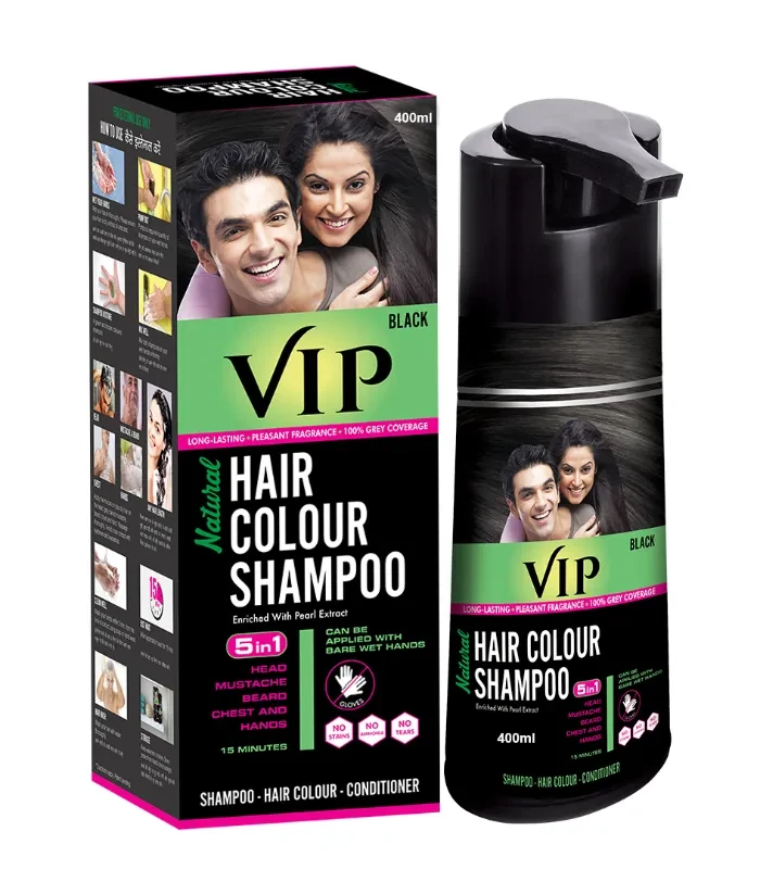 Vip Color Shampoo Black 180ML