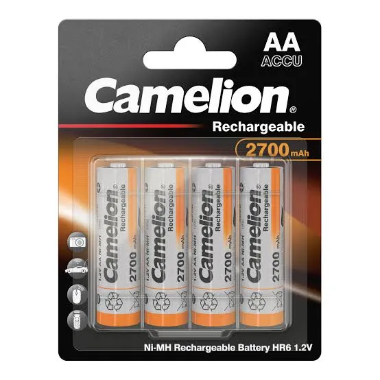 Camelion Battery Cells 1.2V AA Rechargeable 2700MAH