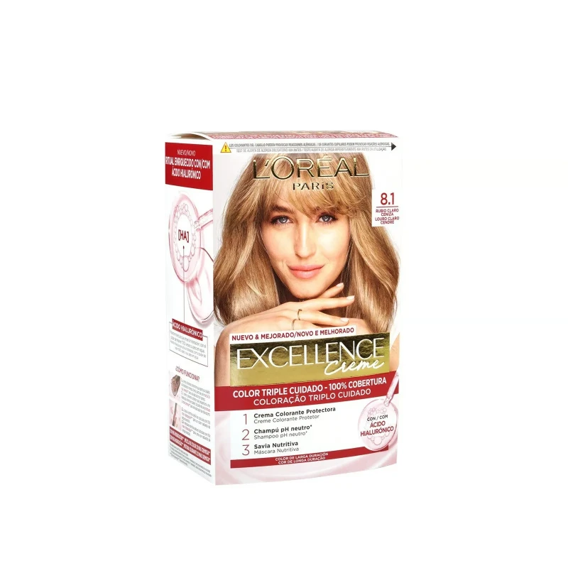 Loreal Excellence Hair Color 8.1