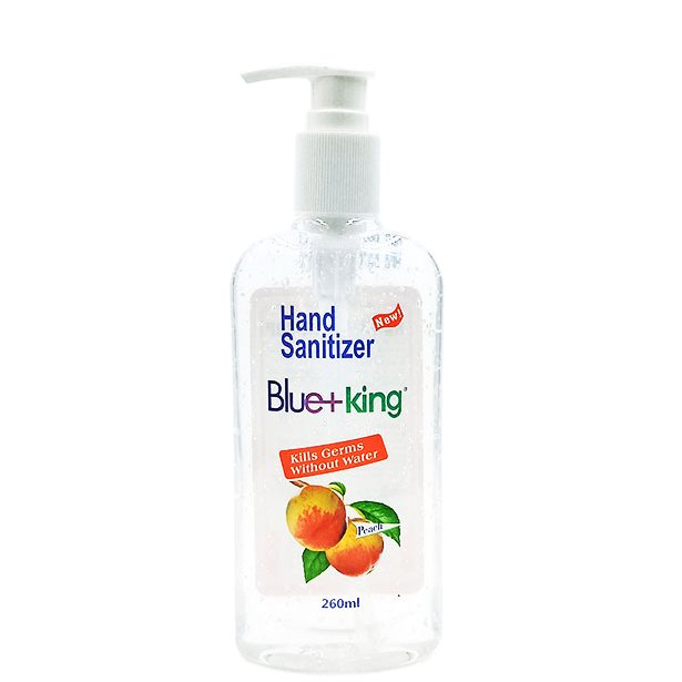 Blue King Hand Sanitizer Peach 260ML