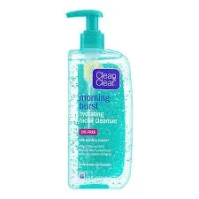 Clean And Clear Face Cleanser Hydrating Facial Blue 240ML