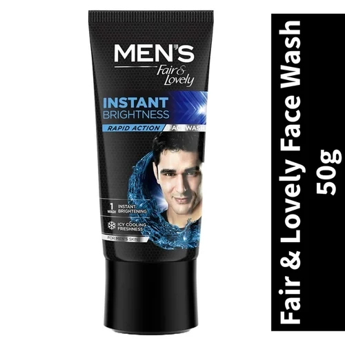 Fair And Lovely Face Wash Men Instant Brightness 50G