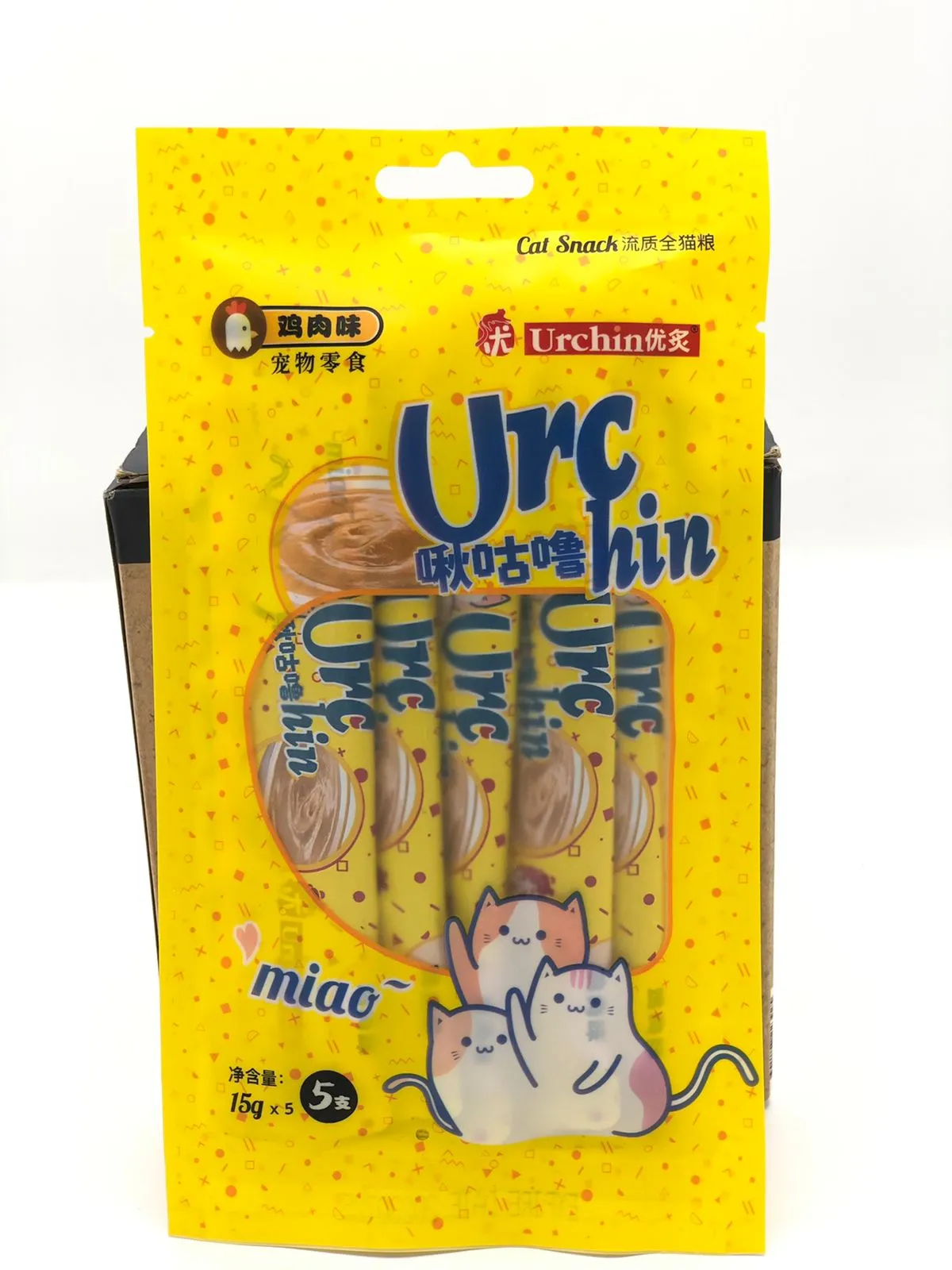 Urchin Cat Snack Yellow 15G*5