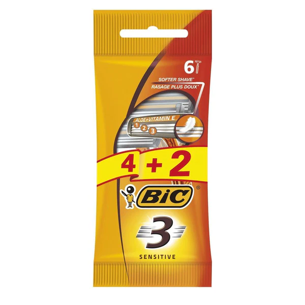 Bic Body Razor Bic 3 Sensitive 6S