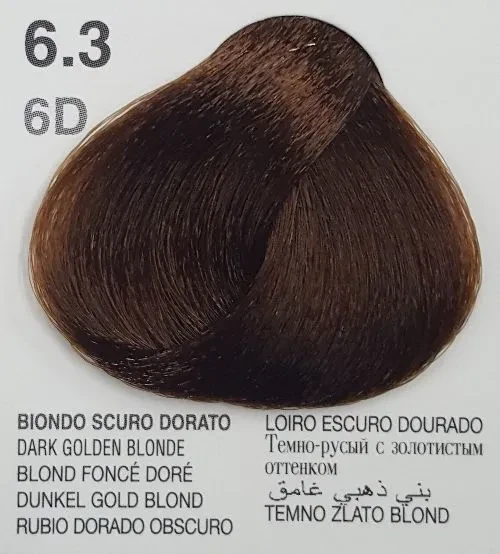 Dikson Drop Color Tube 6.3 Dark Golden Blonde 100ML