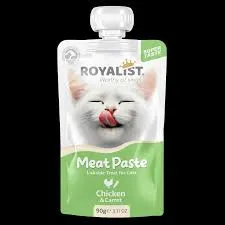 Royalist Cat Treats Meat Paste Chicken And Carrot 90G