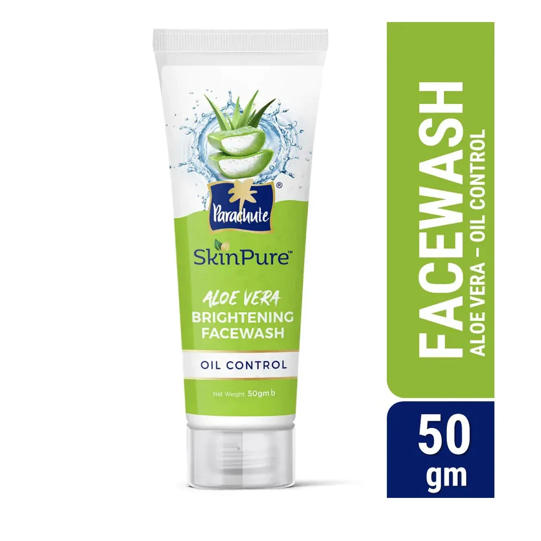 Parachute Face Wash Skinpure Aloe Vera 50G