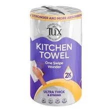 Tux Tissue Kitchen Towel White