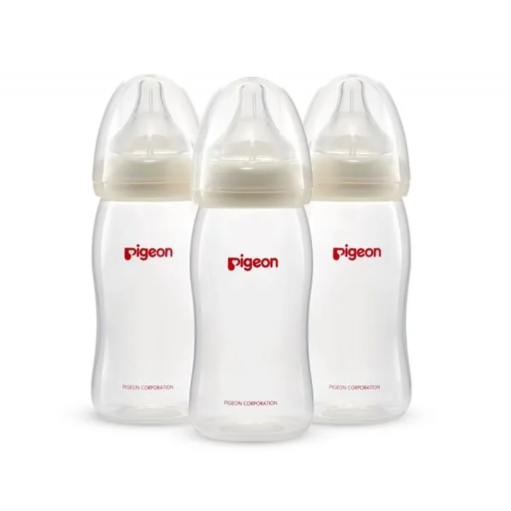 Pigeon Baby Feeder Soft Touch Wide Neck 3+ 300ML