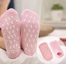 Ati Crack Heel Protector Spa Gel Socks