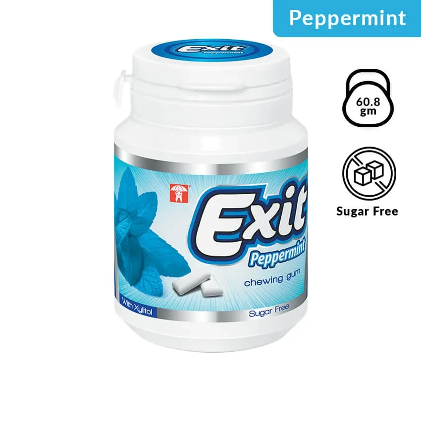 Exit Gum Bottle Turkiye Peppermint 50G