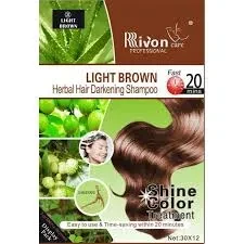 Rivon Color Shampoo Sachet Light Brown 30ML