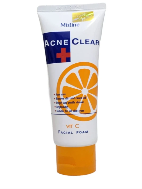 Mistine Face Wash Acne Clear Vitamin C 85G