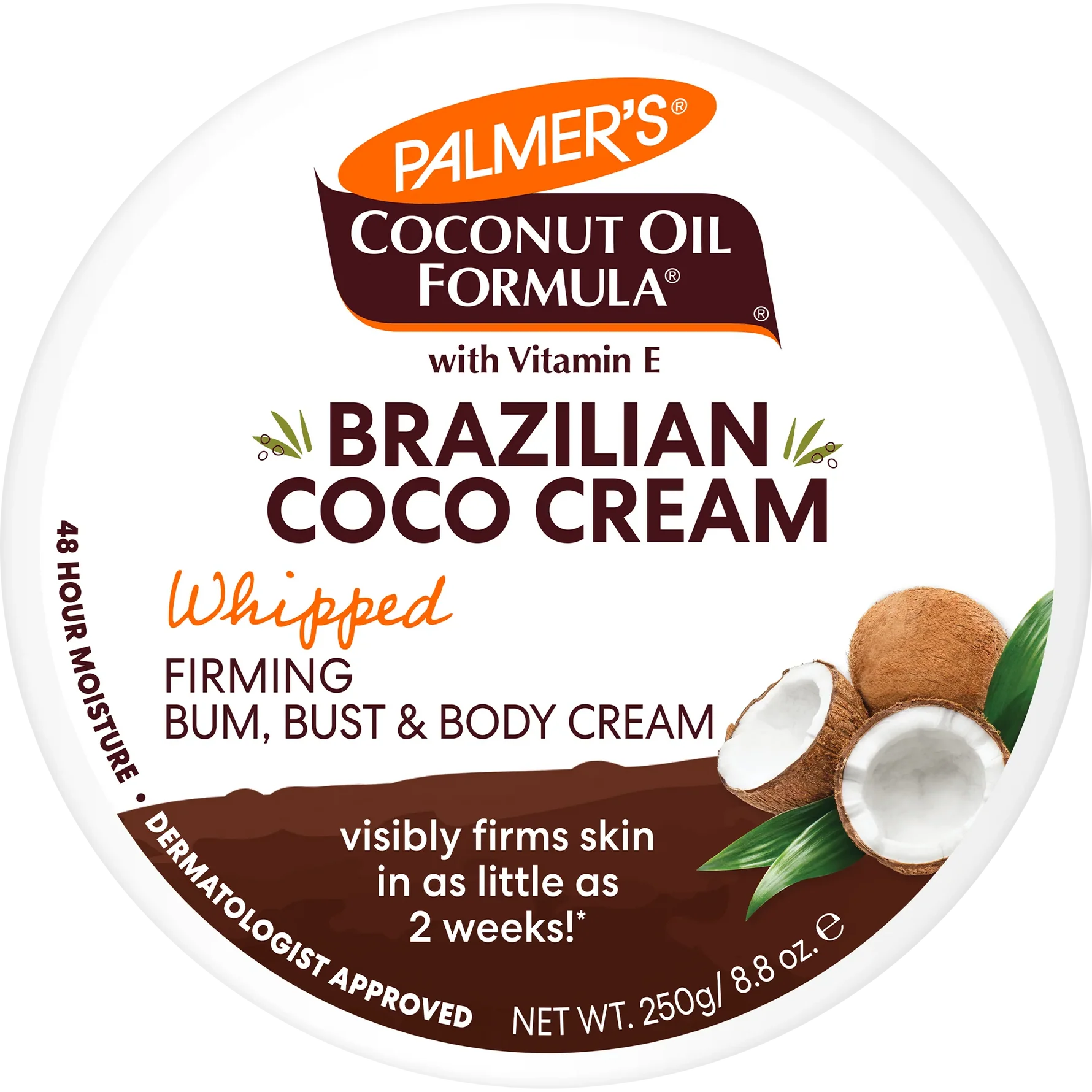 Palmers Brazilian Coco Body Cream Whipped 250G