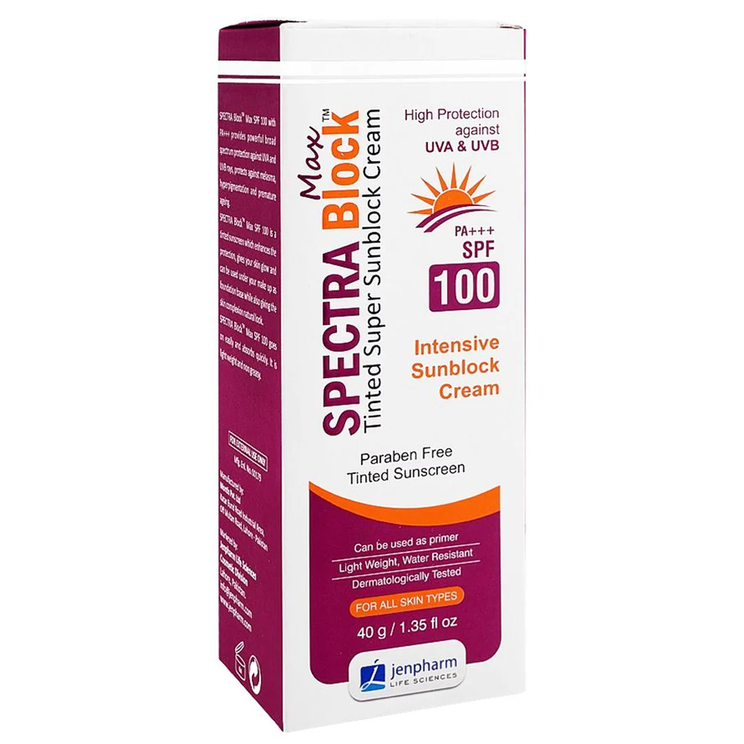 Jenpharm Spectra Block Sunblock SPF 100 Max 40G