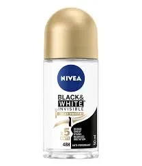 Nivea Deodorant Roll On Black And White Silky Smooth 50ML