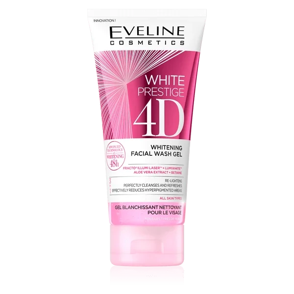 Eveline Face Wash Gel 4D White Prestige