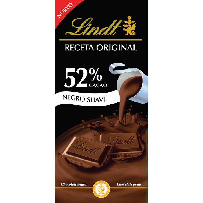 Lindt Chocolate Cacao Negro 52% 125G