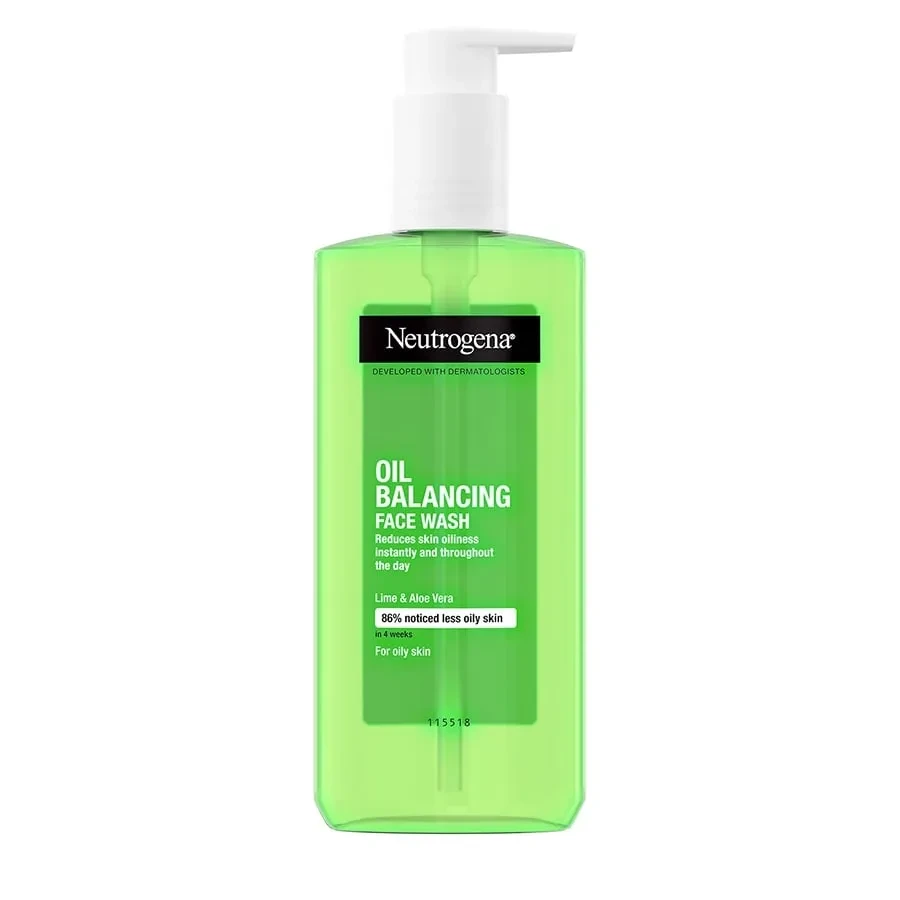 Neutrogena Face Wash Pump Oil Balancing Green 200ML
