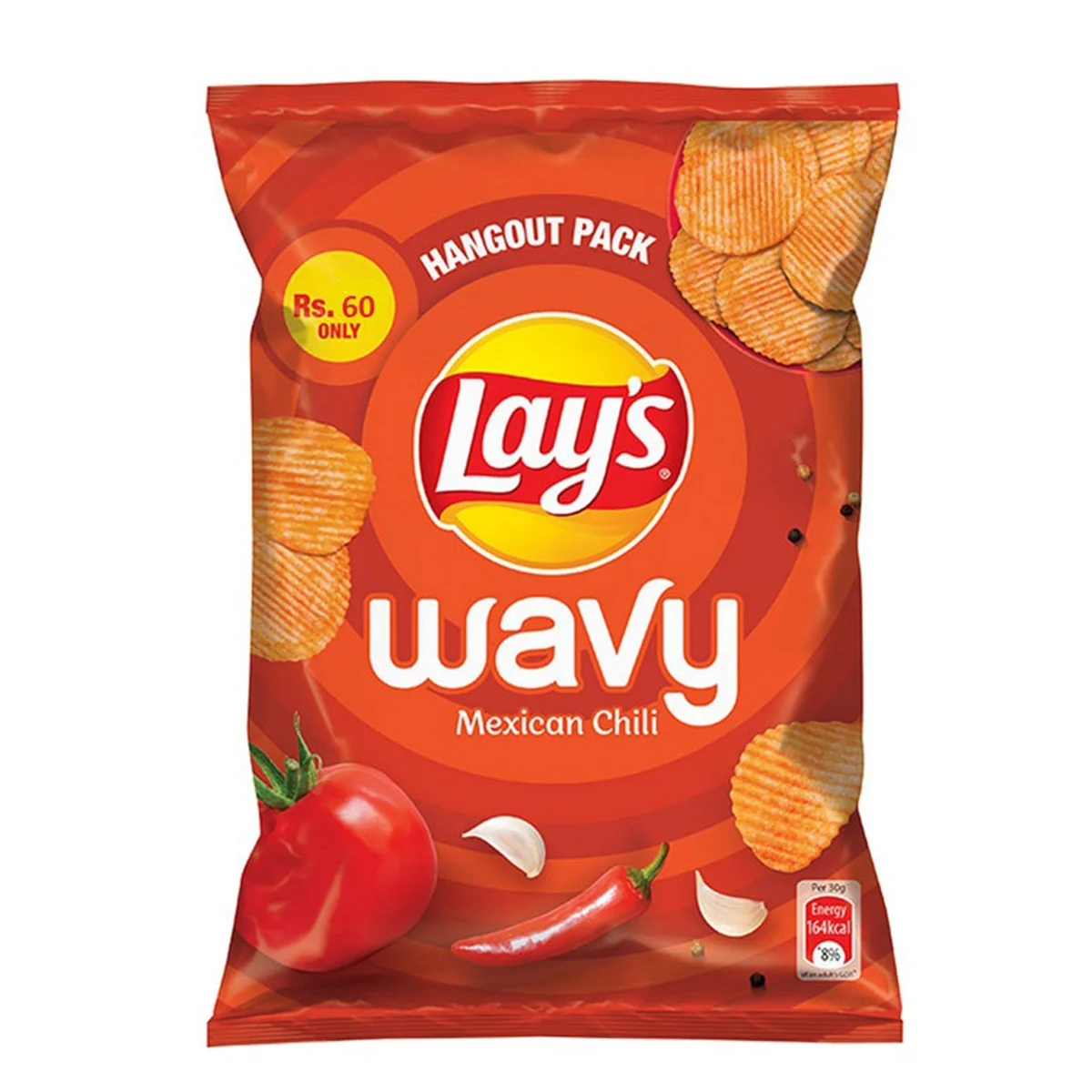 Lays Wavy Mexican Chili 60