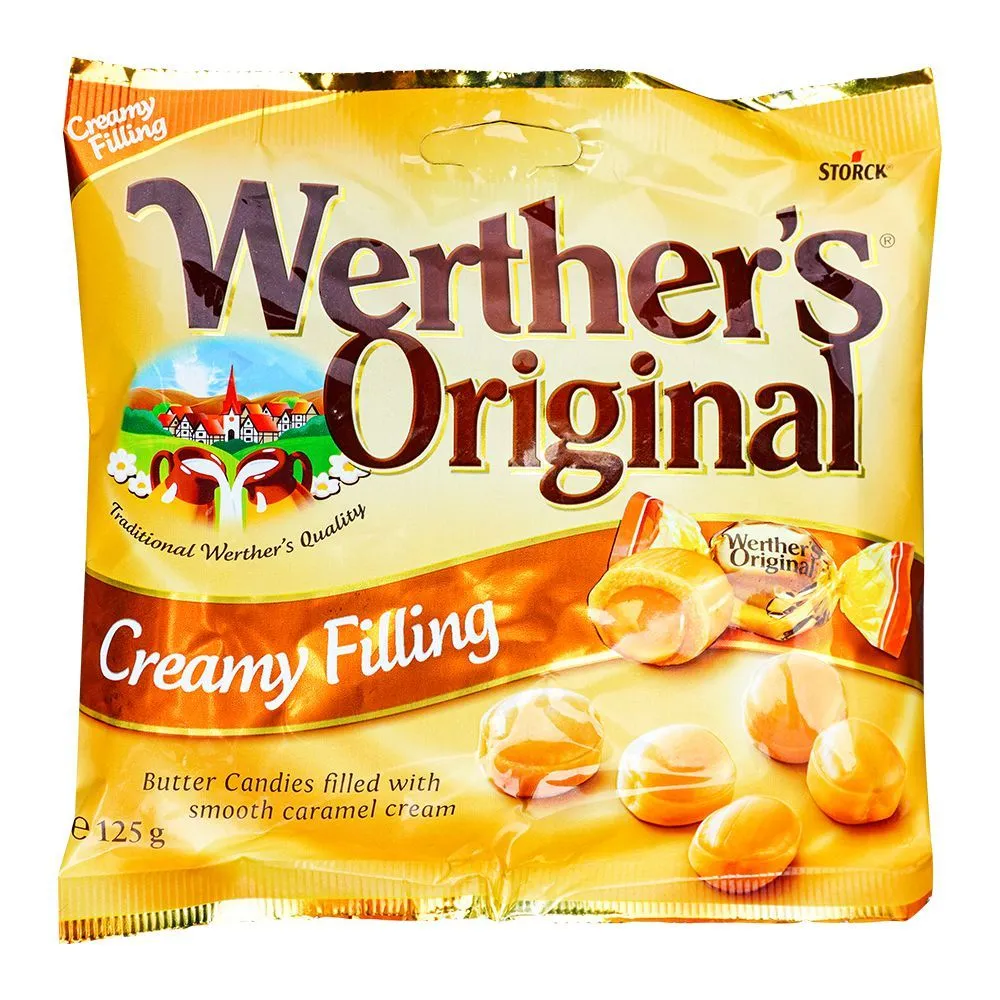 Storck Werthers Original Toffees Creamy Filling 125G