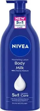 Nivea Lotion Nourishing Body Milk 5IN1 Complete Care Blue 600ML