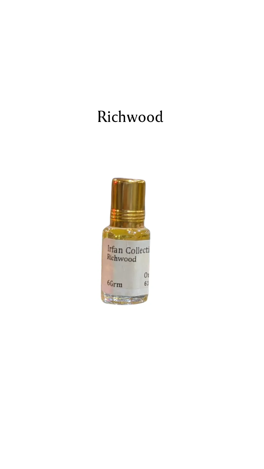 Concentrated Perfume Oil Attar Richwood French Xerjoff Onlyfans 6ML