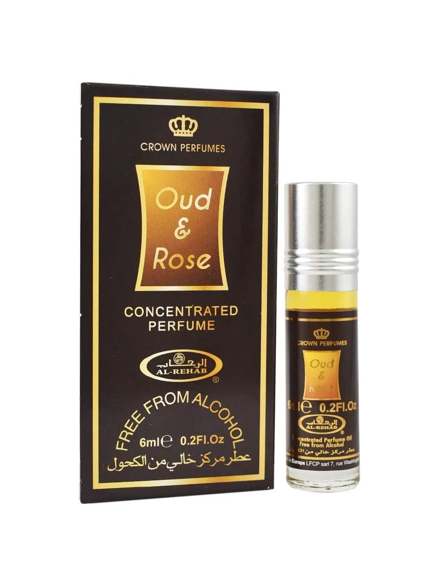Oud And Roses Concentrated Perfume Oil (Attar) 6ML