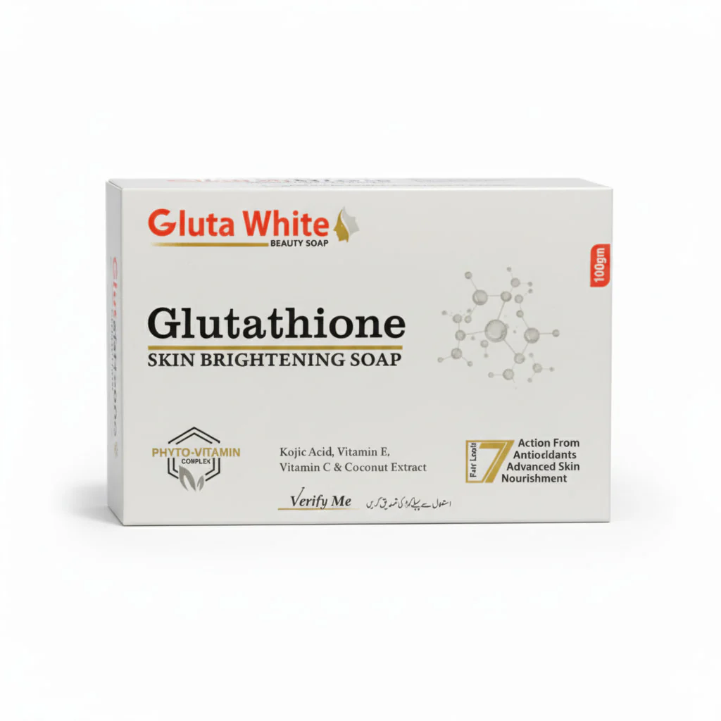 Gluta White Soap Skin Brightening Glutathione 100G