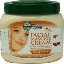 Hollywood Style Facial Jar Massage Cream 283G