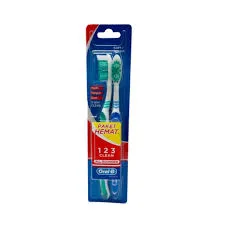 Oral-b Toothbrush 1 2 3 Clean All Rounder Soft Twin Pack