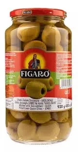 Figaro Olives Green Pitted 920G