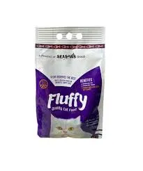 Fluffy Cat Food Real Chicken Real Fish 1KG