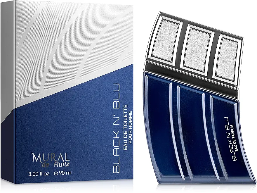 Mural Eau De Perfume Toilette Black N Blue Pour Homme 90ML