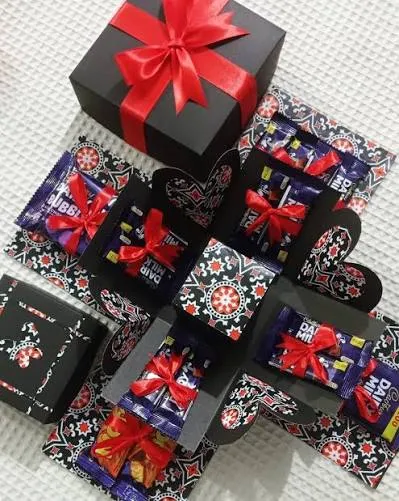 Gift Box Chocolate Packing Ribbon Multi