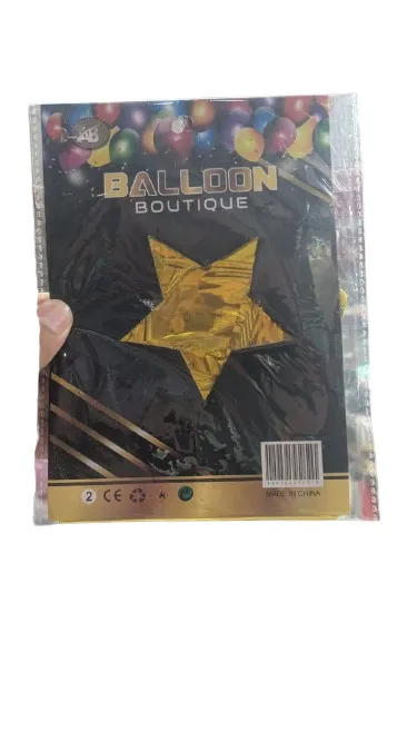 Birthday Celebration Ballon 1pc Heart Star