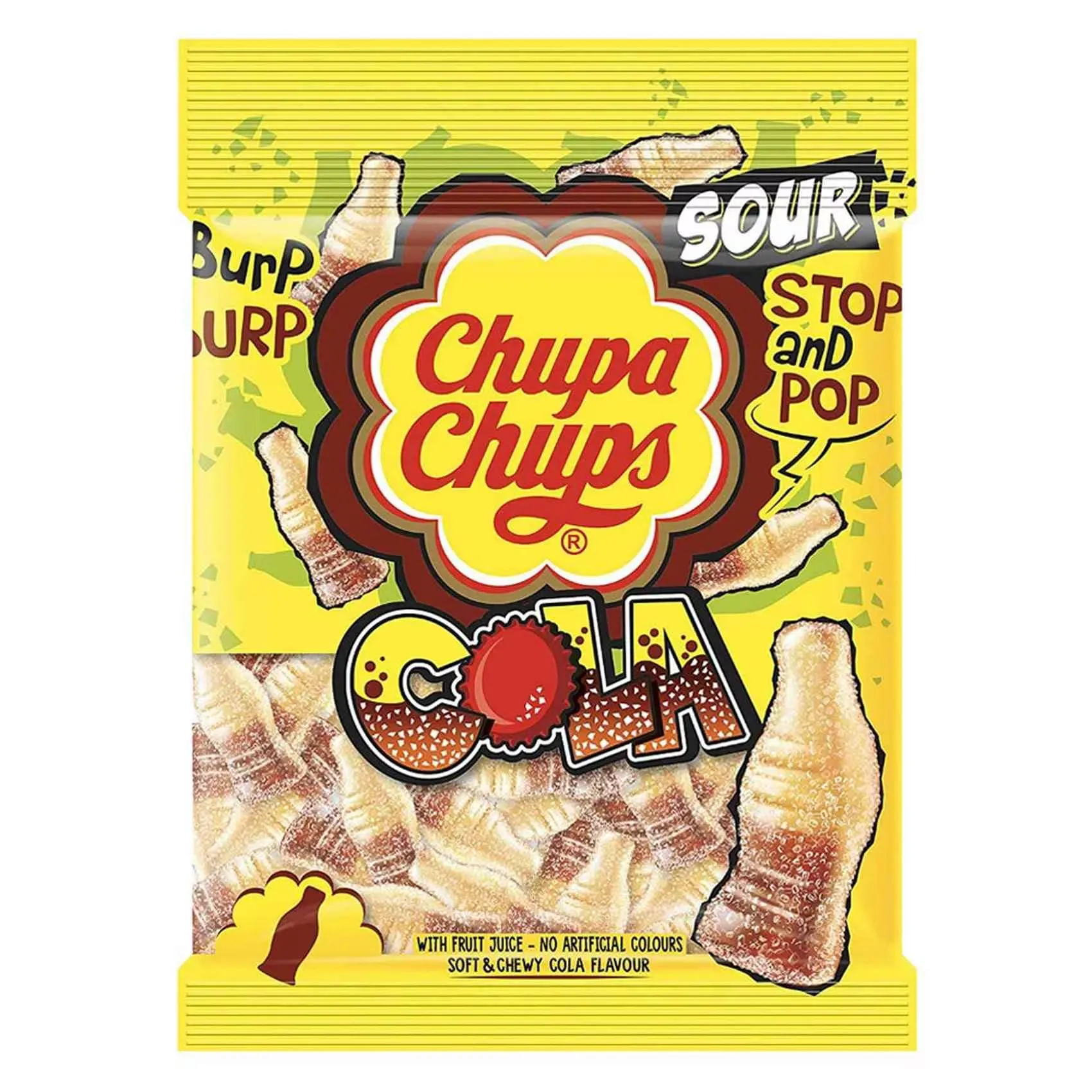 Chupa Chups Jelly Pouch Sour Cola 160G