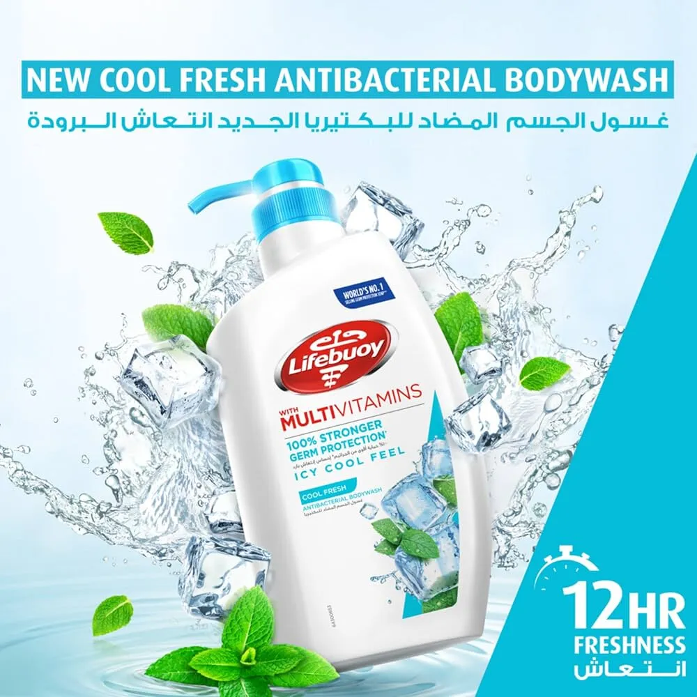 Lifebuoy Body Wash Multivitamins Cool Fresh 500ML