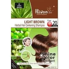 Rivon Color Shampoo Sachet Medium Brown 30ML