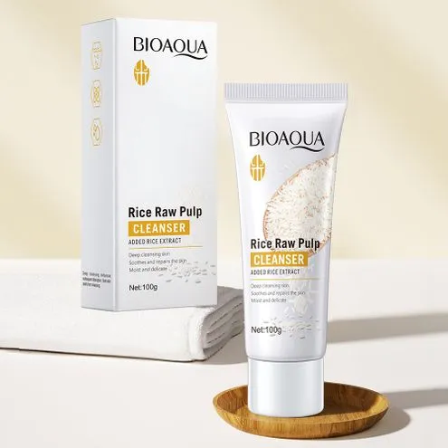 Bioaqua Face Cleanser Rice Raw Pulp 100G