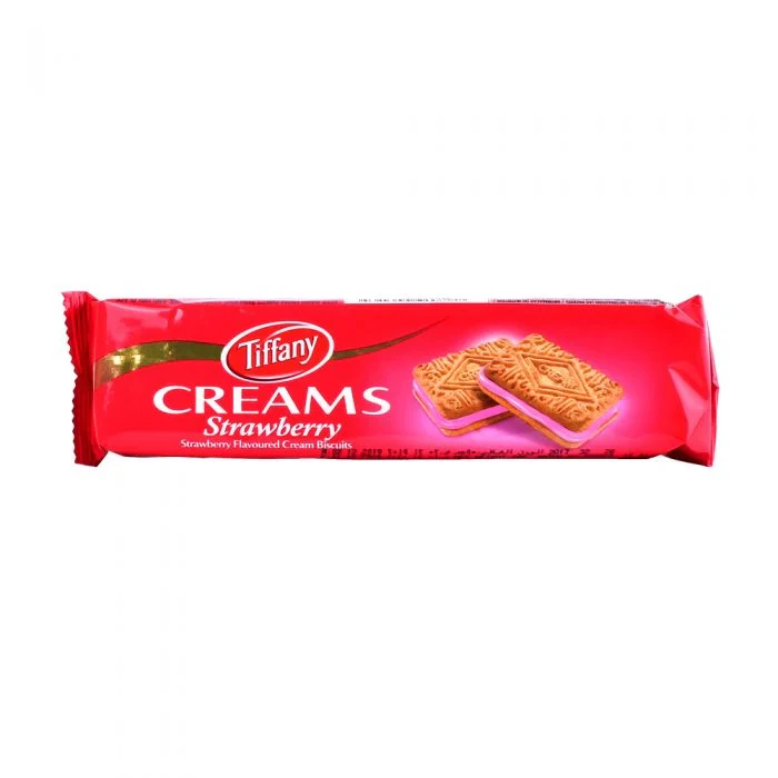 Tiffany Biscuit Cream Strawberry 84G