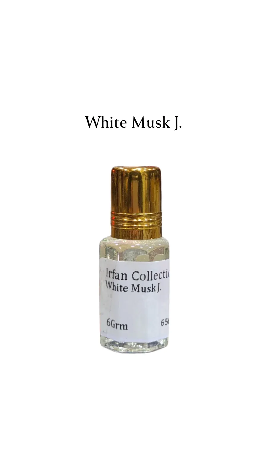 Concentrated Perfume Oil Attar White Musk J. Oriental Expressions 6ML