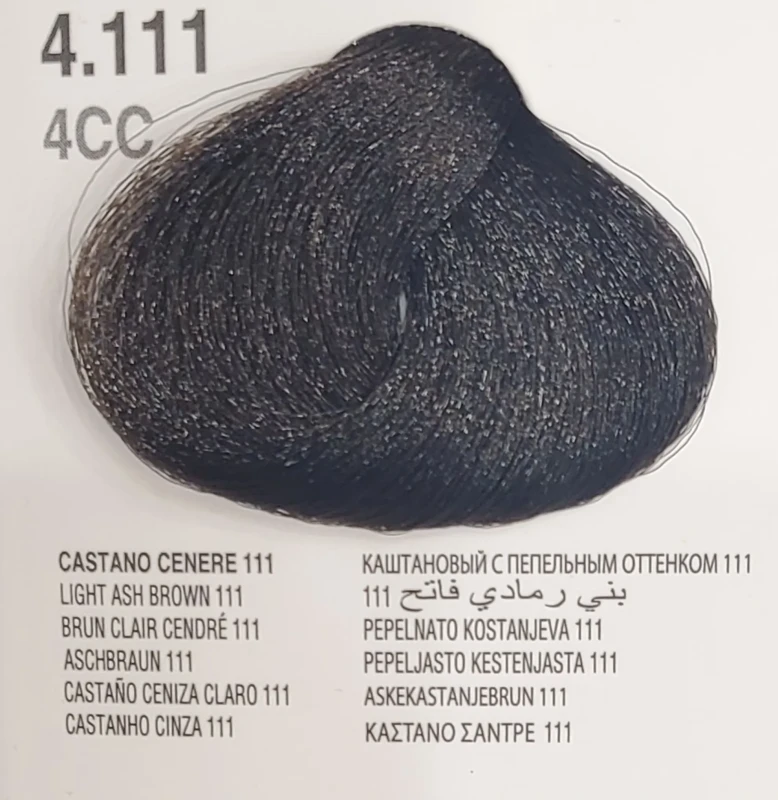 Dikson Drop Colour Tube 4.111 Light Ash Brown 111 100ML