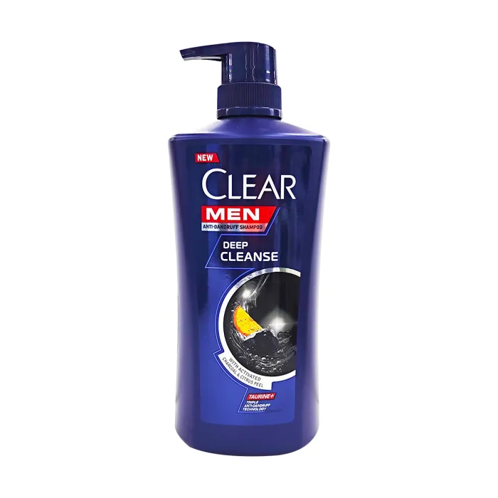 Clear Shampoo Pump Men Deep Cleanse 650ML