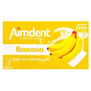 Aimdent Gum Sugar Free Banana 7S