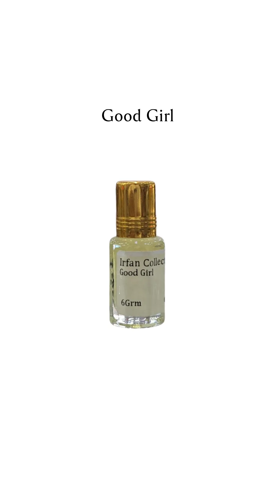 Concentrated Perfume Oil Attar Good Girl French Carolina Herrera Expressions 6ML